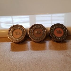 3 Urban Decay eye shadow pots- slightly used